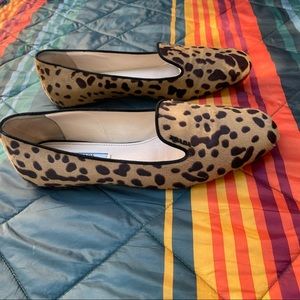 Prada
Leopard-Print Calf Hair Smoking Slipper